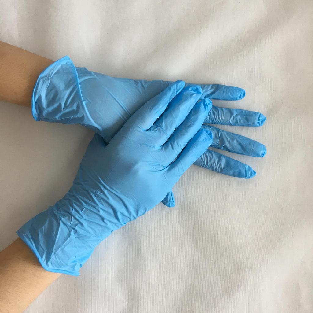 Women's Disposable Nitrile Gloves - Oil-Proof, Anti-Static for Lab & Auto Repair Protection