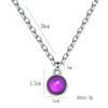 Mood Necklace, Color Changing Pendant Charming ,Unique, Fashion, Round,