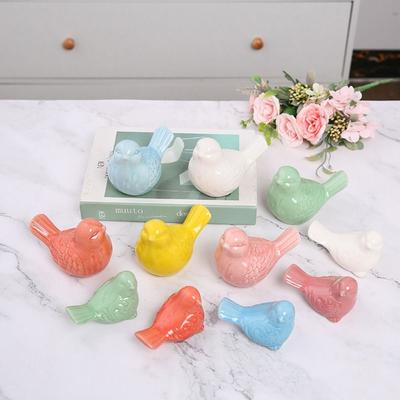 New Ceramic Bird Ornaments 6 Colors Decoration Crafts Simulated Bird Simulated Animals Home Decor