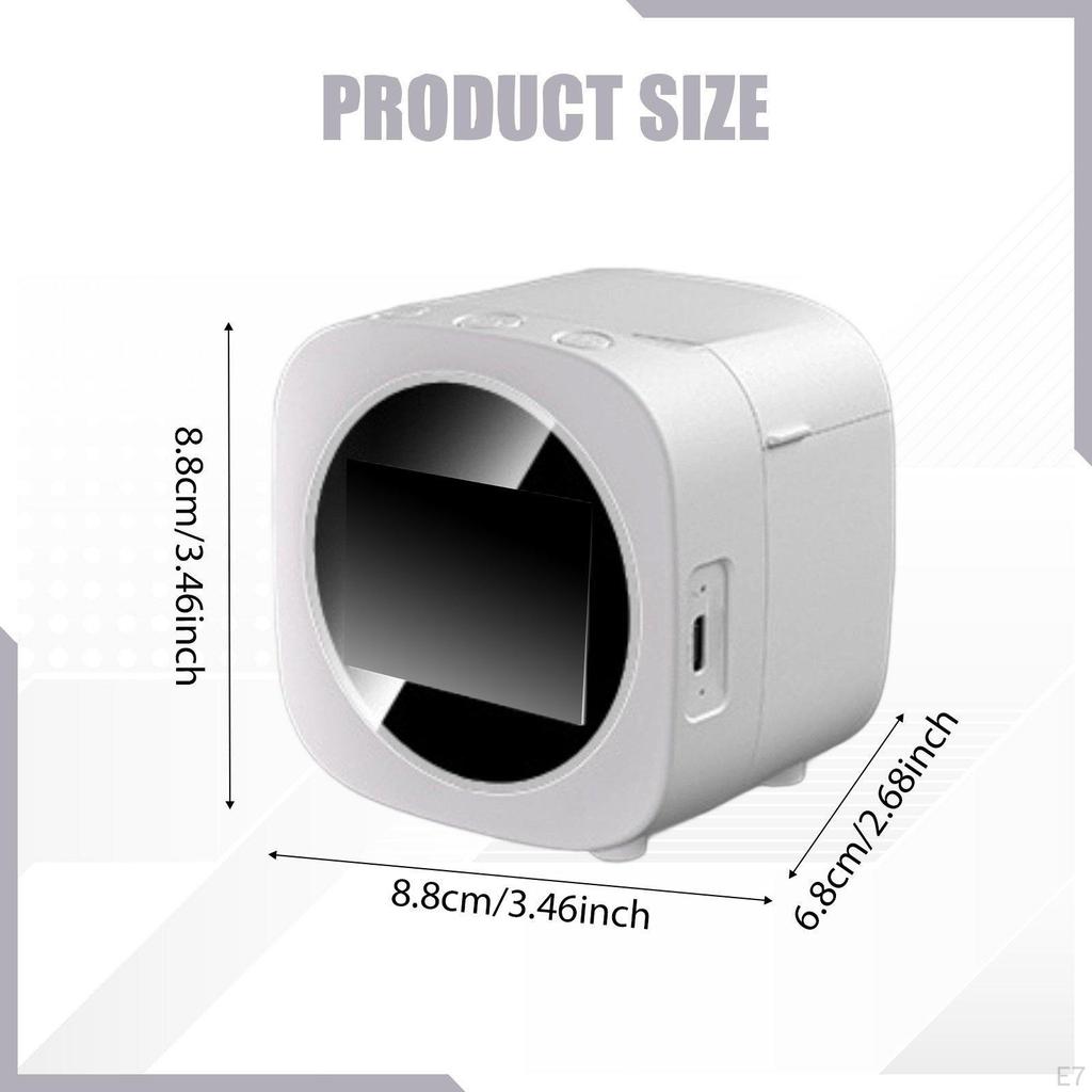 Voice Control Mini Printer Box Study Compact Home Thermal Inkless Printing