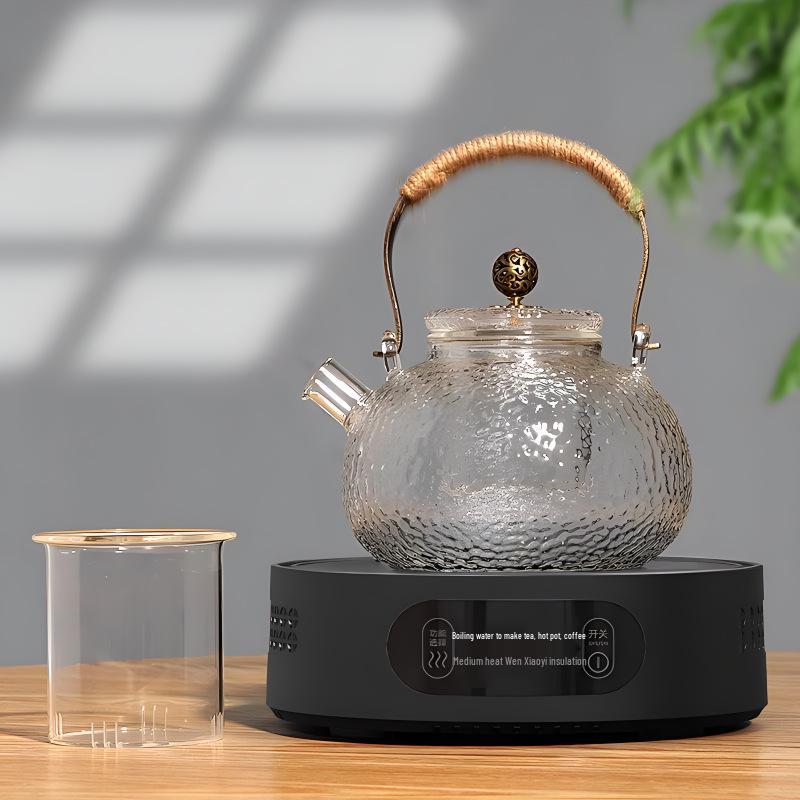 Smart Electric Glass Tea Cooker: Compact Ceramic Stove & Health-Preserving Hot Plate Kettle Gift