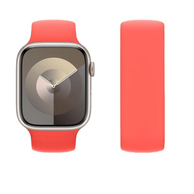 Straps for Apple Watch Band 40mm 44mm 45mm 41mm 46 mm 49mm 42mm Elastic Solo loop bracelet iWatch series 3 SE 6 7 8 9 10 ultra 2