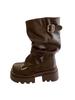 Short Boots Women'S  New Spring And Autumn Winter Retro Maillard Mid Boots Women'S