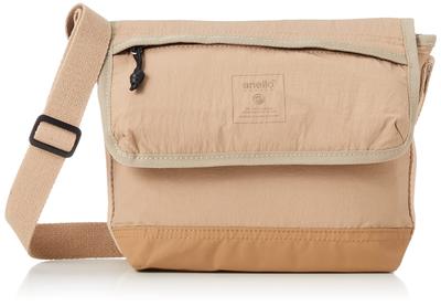 Anello GRANDE Shoulder Bag, A5 Size, Lightweight and Multi-Storage, KIGARU, GTM0492, Beige, Free Size