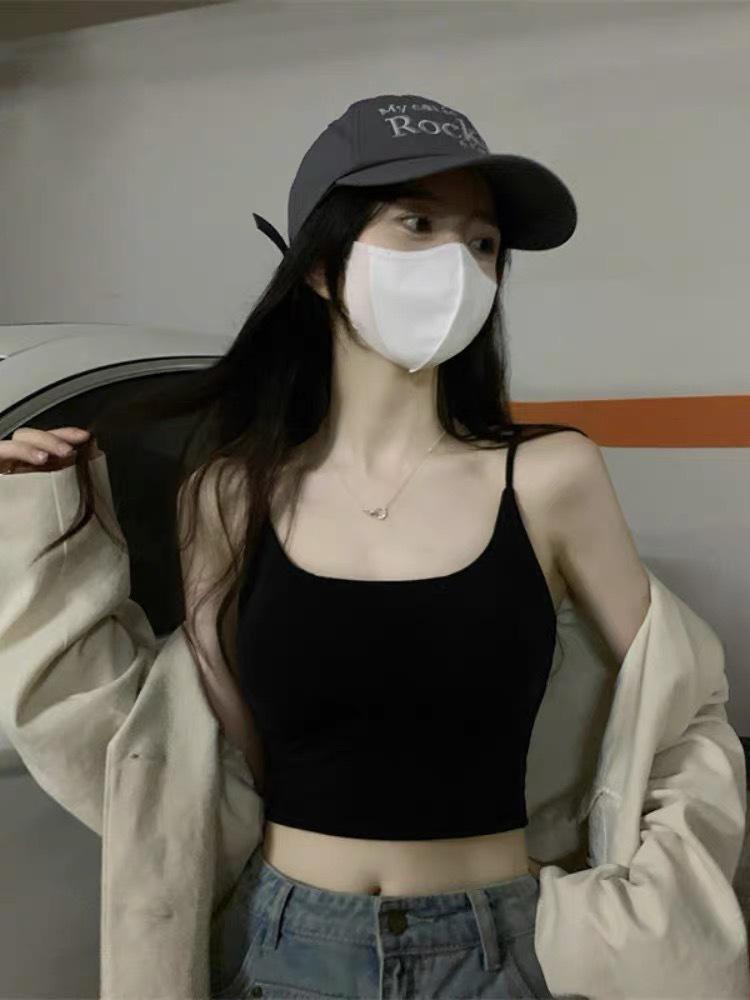 

Summer sunscreen blouse women s clothing contrasting stripes long-sleeved T-shirt high-end sense thin and versatile one-word shoulder top one size fits all【 40-62.5kg 】