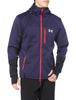 Under Armour UA Winter Knit Fullzip Midnight Navy XL 3-Layer Jacket, White,