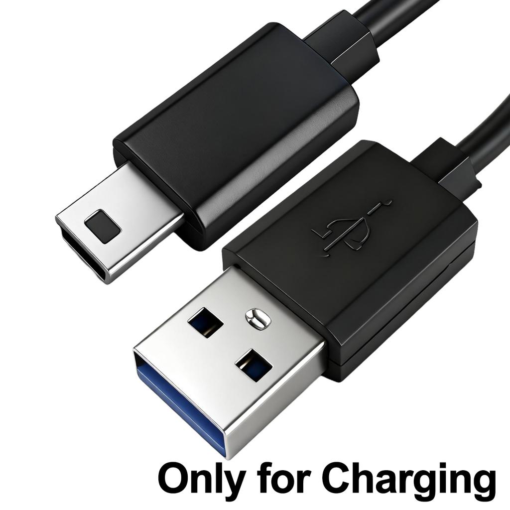 Mini USB Cable USB To Mini B Male Quick Charging Cables for MP3 MP4 Player Car DVR GPS Camera High-speed Data Transfer Wire Cord