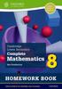 The Cambridge Lower Secondary Complete Mathematics 8: Homework Book - Pack of 15 (Second Edition) Book