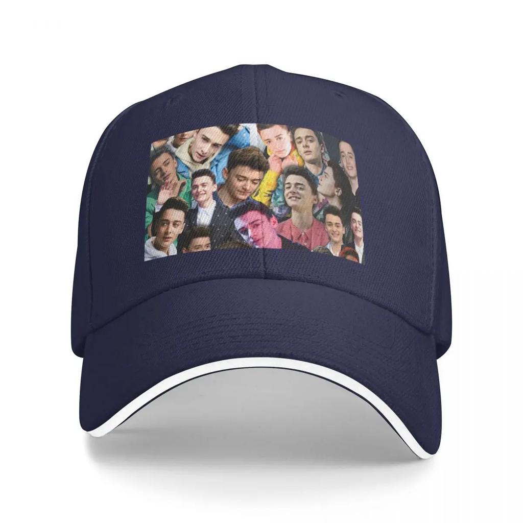noah schnapp collage Baseball Cap Winter hat Luxury Unisex Hat Hat Luxury Brand Anime Unisex Womens