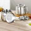 Stainless Steel Oil Bottle With Filter For Kitchen Large Capacity Oil Storage And Residue Separation
