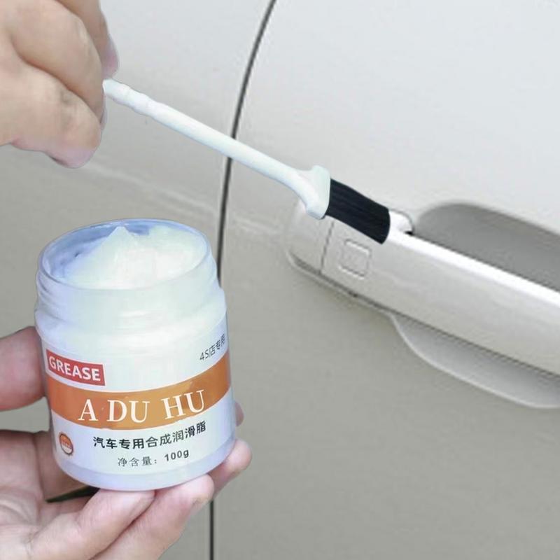 Lubrifiant auto 100g pentru benzi de cauciuc pentru uși și trapă Grăsime eficientă de lubrifiere a benzii de cauciuc pentru automobile multifuncționale