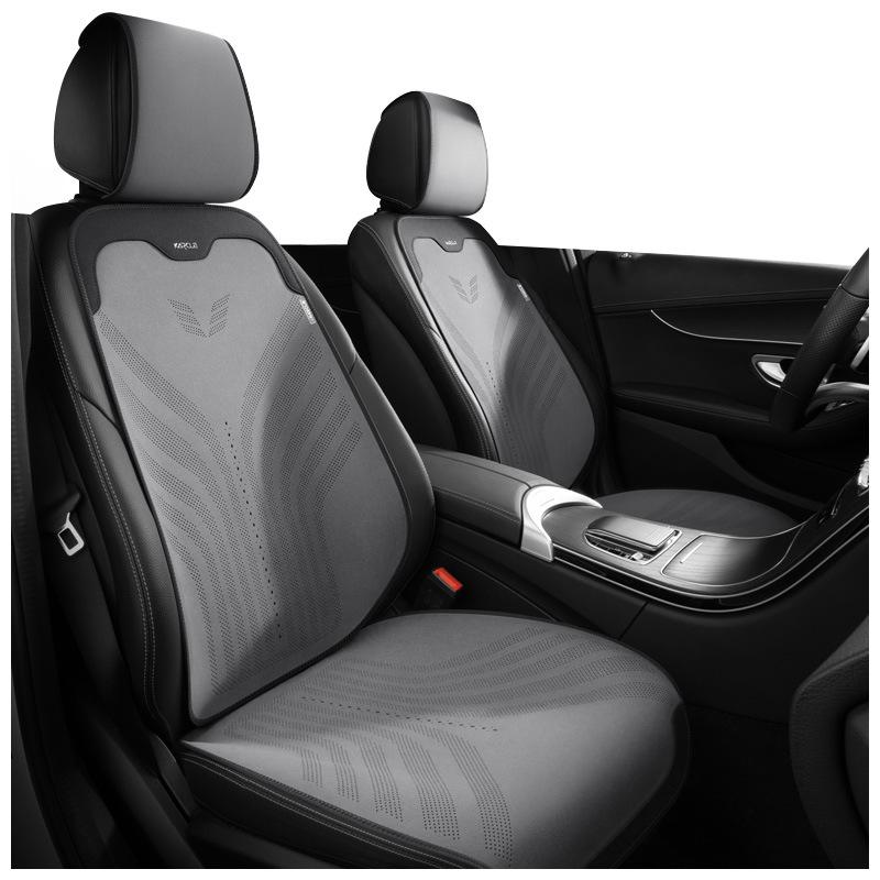 High Quality Suede Cover Universal High-end Car Seat Cover Breathable Seat Anti-slip Luxury Car Protection Thin Suede Seat Cover