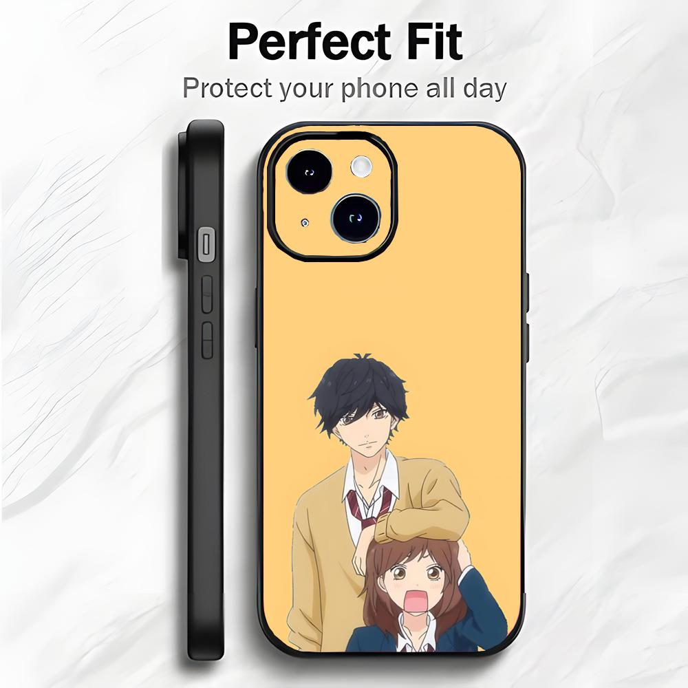 Warm Japanese Anime A-Ao Haru Ride Phone Case Phone Case Soft Packaging Lightweight For iPhone17 16 15 14 13ProMax