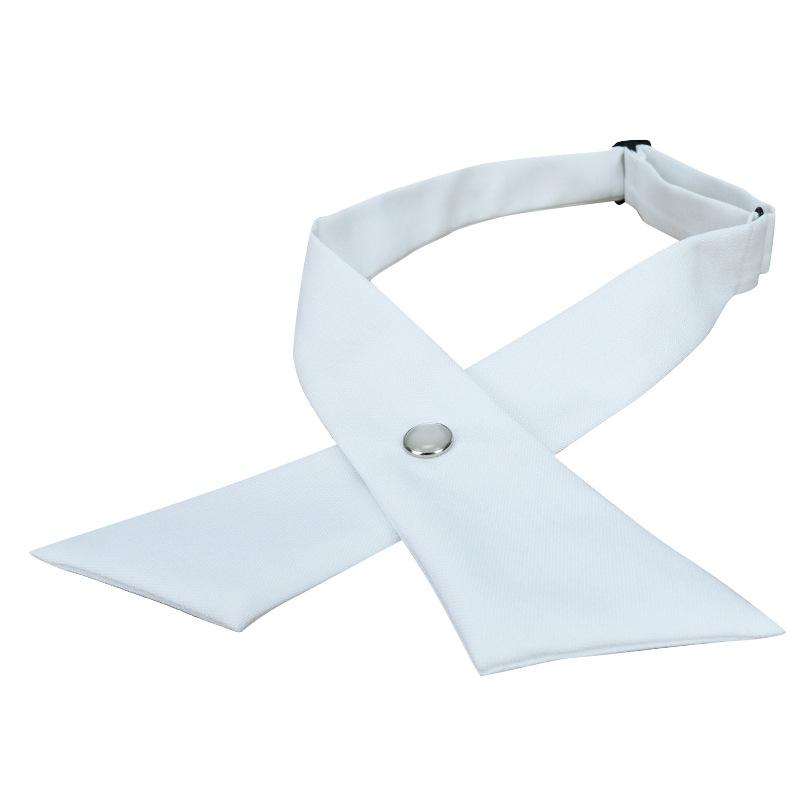 Student Jk Uniform School Uniform Bow Tie Collar Flower Korean Version Men'S And Women'S Cross Bow Shirt Bow