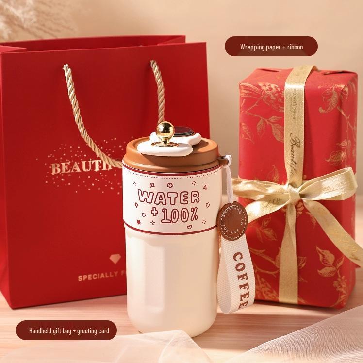 High-End Insulated Cup Gift Box for Female Friend or Bestie - Perfect Birthday Souvenir for Women and Girls