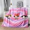 29 Style New Kawaii P-Powerpuff Girl Cartoon Blanket,Soft Throw Blanket for Home Bedroom Bed Sofa Travel Picnic Cover Kid Gift