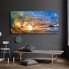 Landscape Oil Painting Color Surfing Art Poster Gift Canvas Painting Living Room Corridor Home Decoration Mural No Frame