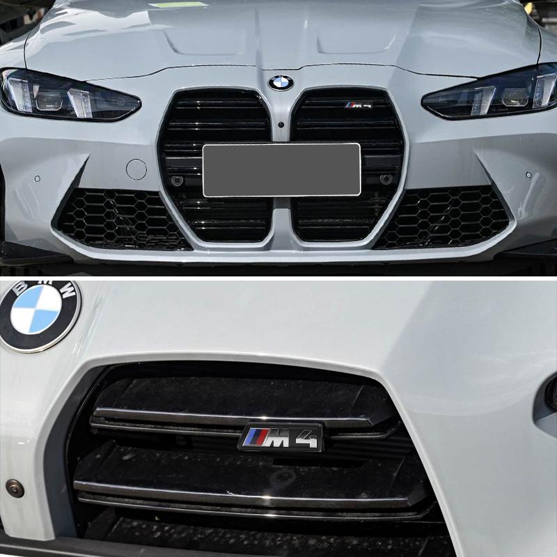 ABS Car Styling M Logo Badge Front Grille Grill Emblem Accessory For BMW M2 M3 M4 M5 M6 G01 E84 E83 G11 G07 G86 F10 G80 E60 F39