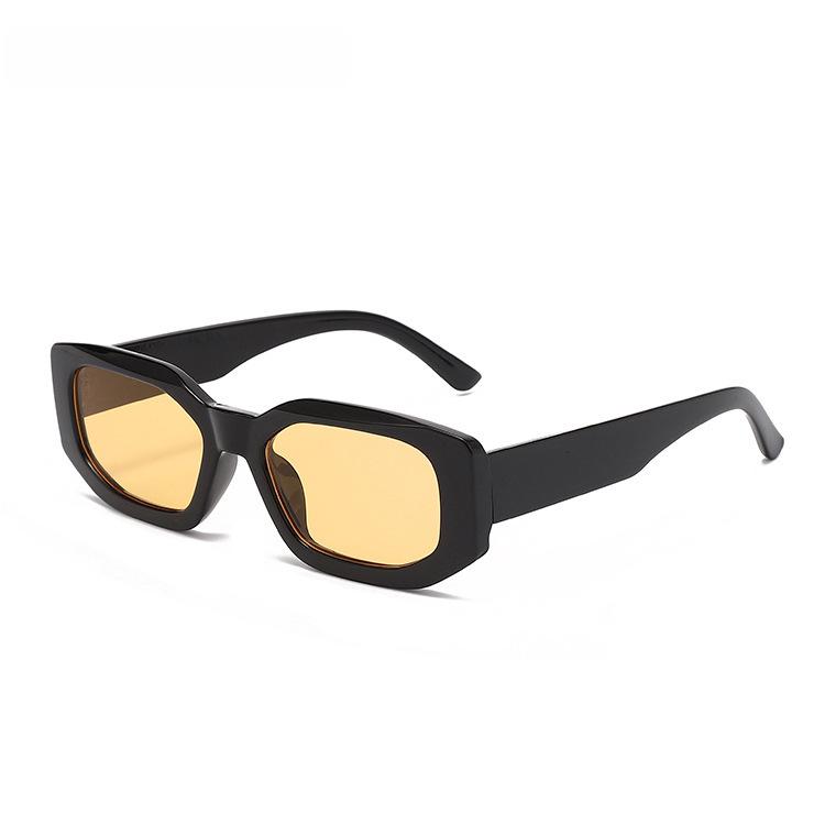 "2022 Retro Square Frame Sunglasses, Unisex Fashion Street Style with UV Protection"