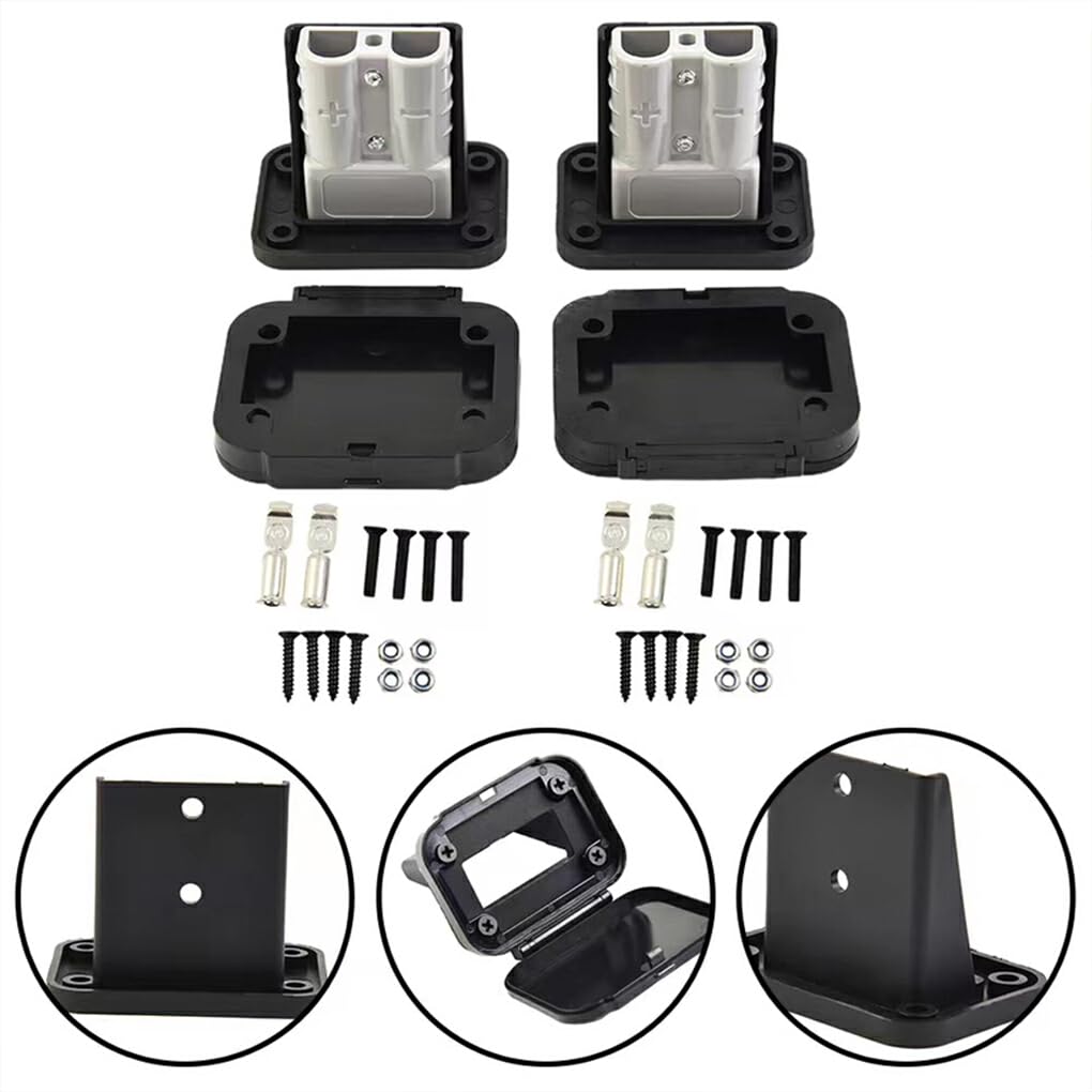 EDHUUJSI Gray Bracket Panel Cover Anderson Plug Connector Anderson Plug Plug Panel Cover Plug Connector Bracket Panel