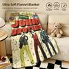Music JJonas Brotherss Throw Warm Soft Flannel Blanket Multiuse for Sofa Bed Camping Travel Nap
