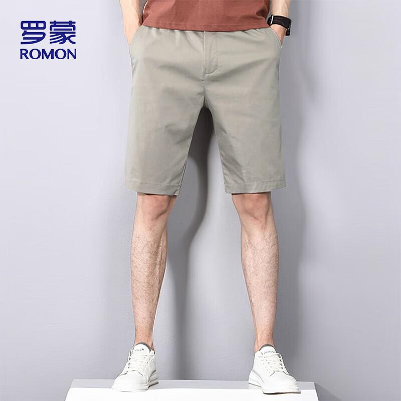 Romons Men s Summer Casual Stretch Cotton Shorts 31