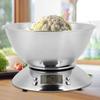 Digital Kitchen Scale Electronic Food Scale 5000g   Weighing Scale with Stainless Steel Bowl for Cooking Baking Msuring