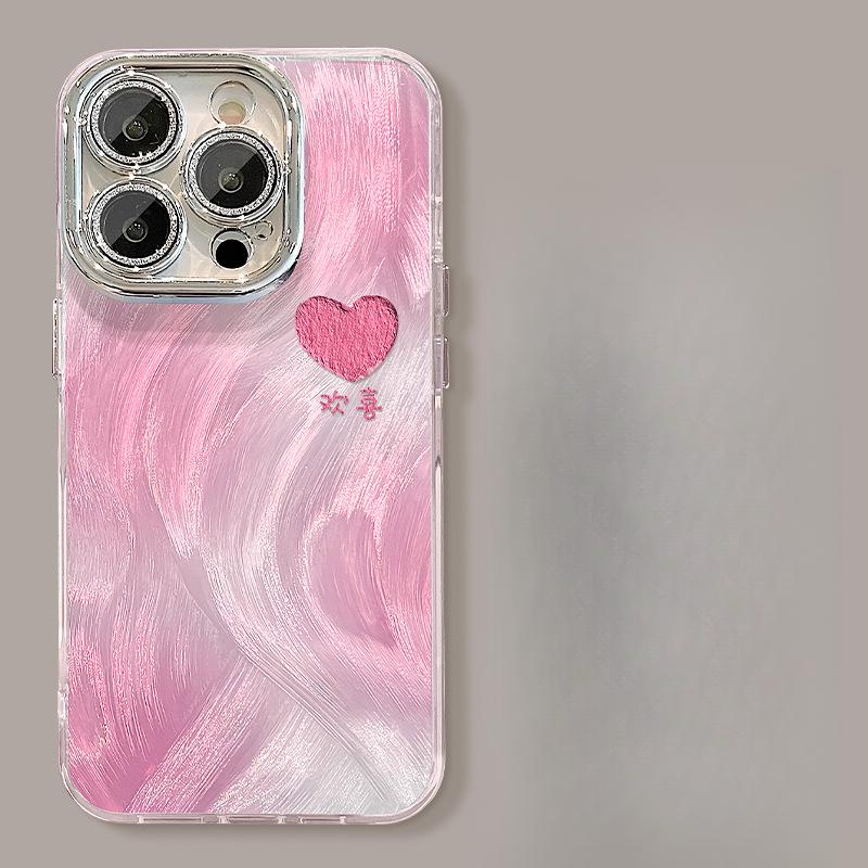 Sooner or Later, I Will Be A Rich Woman Suitable for Apple 16pro Feather Yarn Phone Case IPhone 15 Niche National Style 14 Lens Film