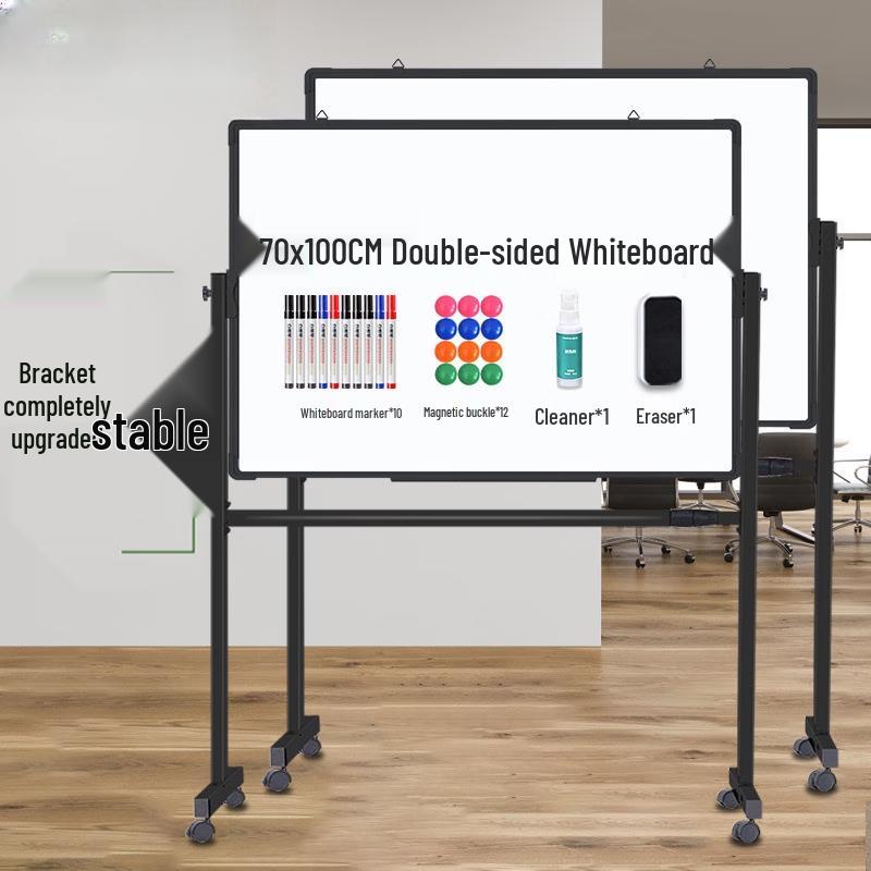 Magnetic Double-Sided Whiteboard with Stand