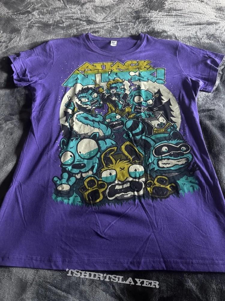 Attack Attack Band Retro style Purple Short Sleeve Unisex T shirt NH27436 Unisex T-Shirt XXL