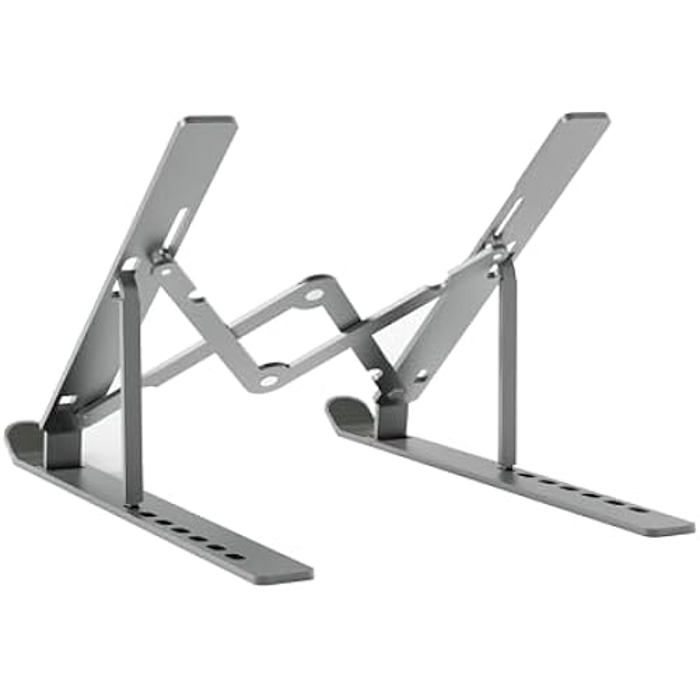 AISENS - LPS3M-179 - Support de Bureau réglable pour Ordinateur Portable/Tablette, Gris