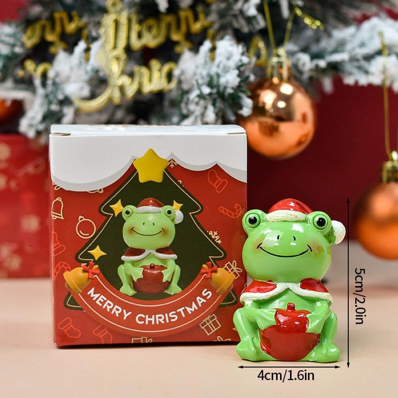 Micro Landscape Christmas Desktop Ornaments New Year Navidad Gifts Room Car Decoration Christmas Party Festival Supplies