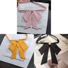 College Style Bow Tie For Women With Geometric Pattern In Silk Blend For Office And Casual Wear