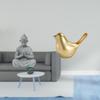 Golden Buddha Monkey Bird Figurine Sculpture Statue Collectible Miniature Ornament for Home Office