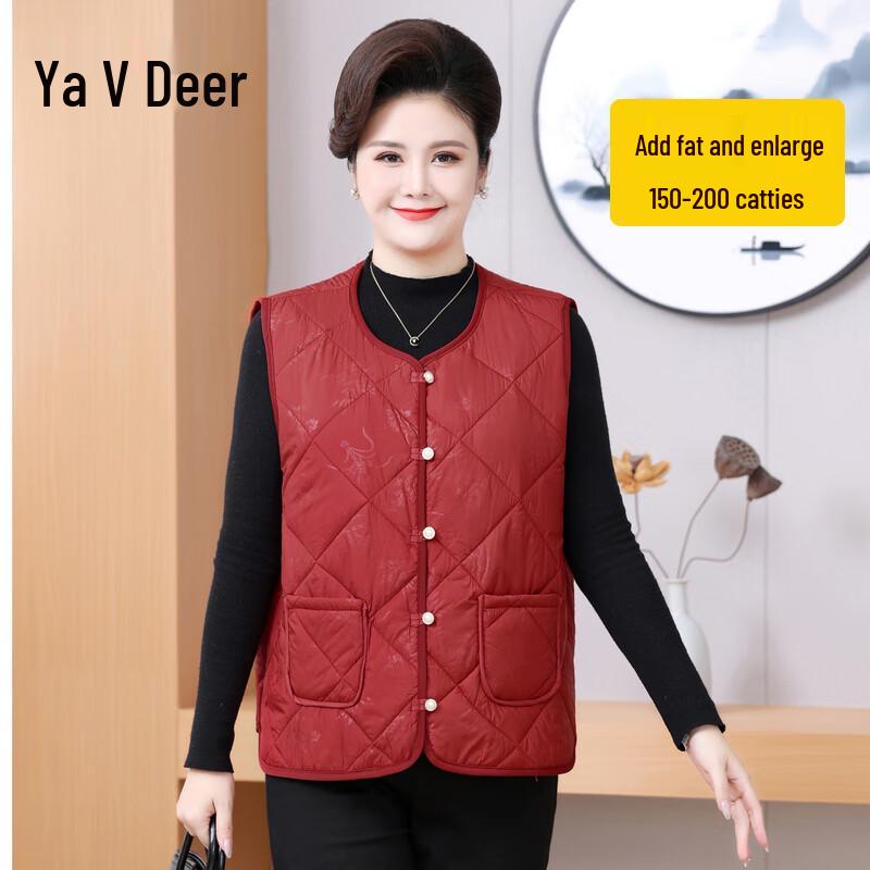 

Женский хлопковый жилет без рукавов большого размера на осень/зиму 7XL