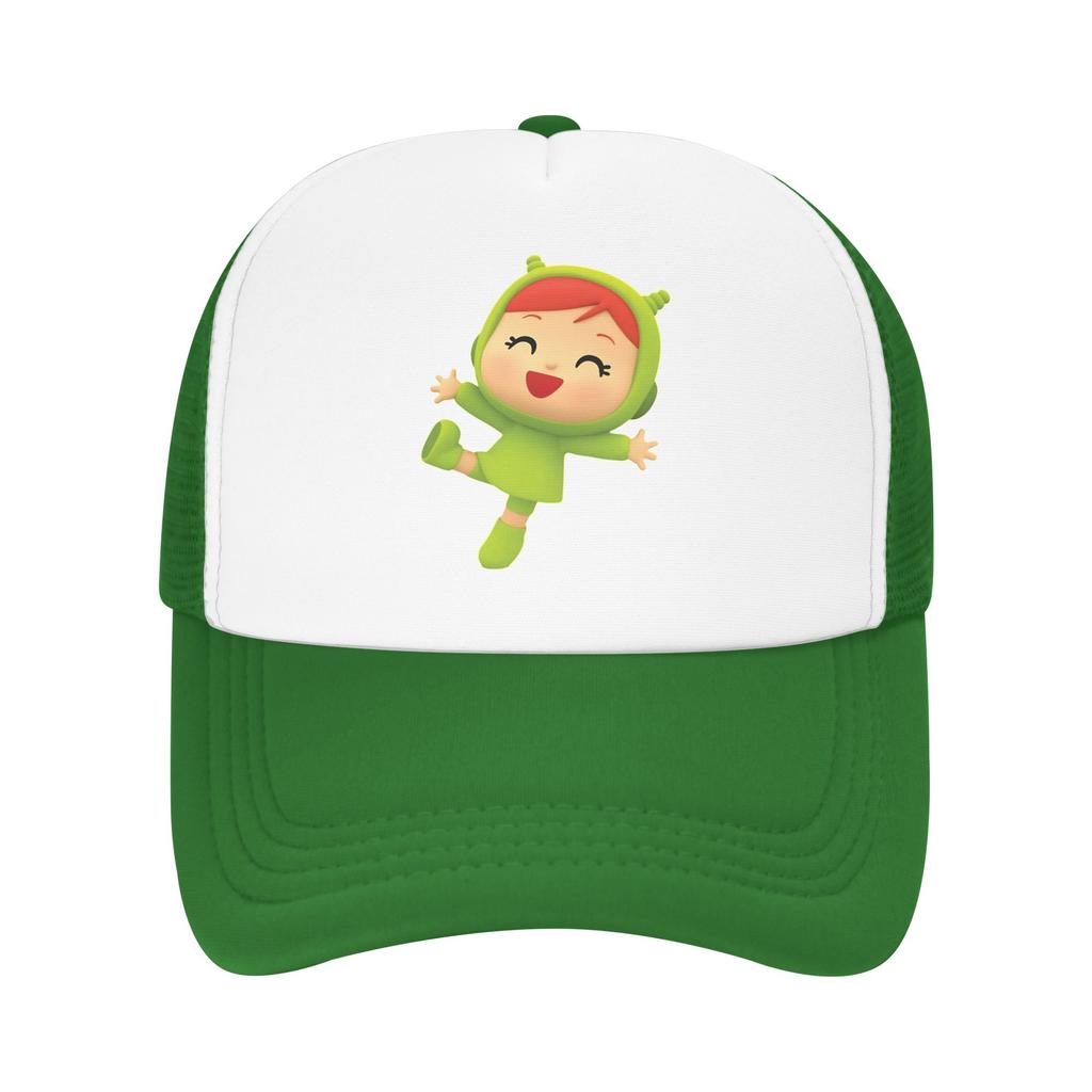 Pocoyoed  Friends Super Hero Friends  Trucker Caps Mesh Baseball Cap Snapback Caps Hat Trucker Hat Breathable Fishing Hat Summer