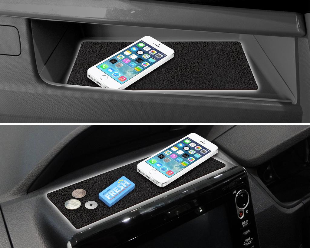 Seiko Sangyo EXEA Car Interior Supplies Non-Slip Mat EE-19 Black Model Kit