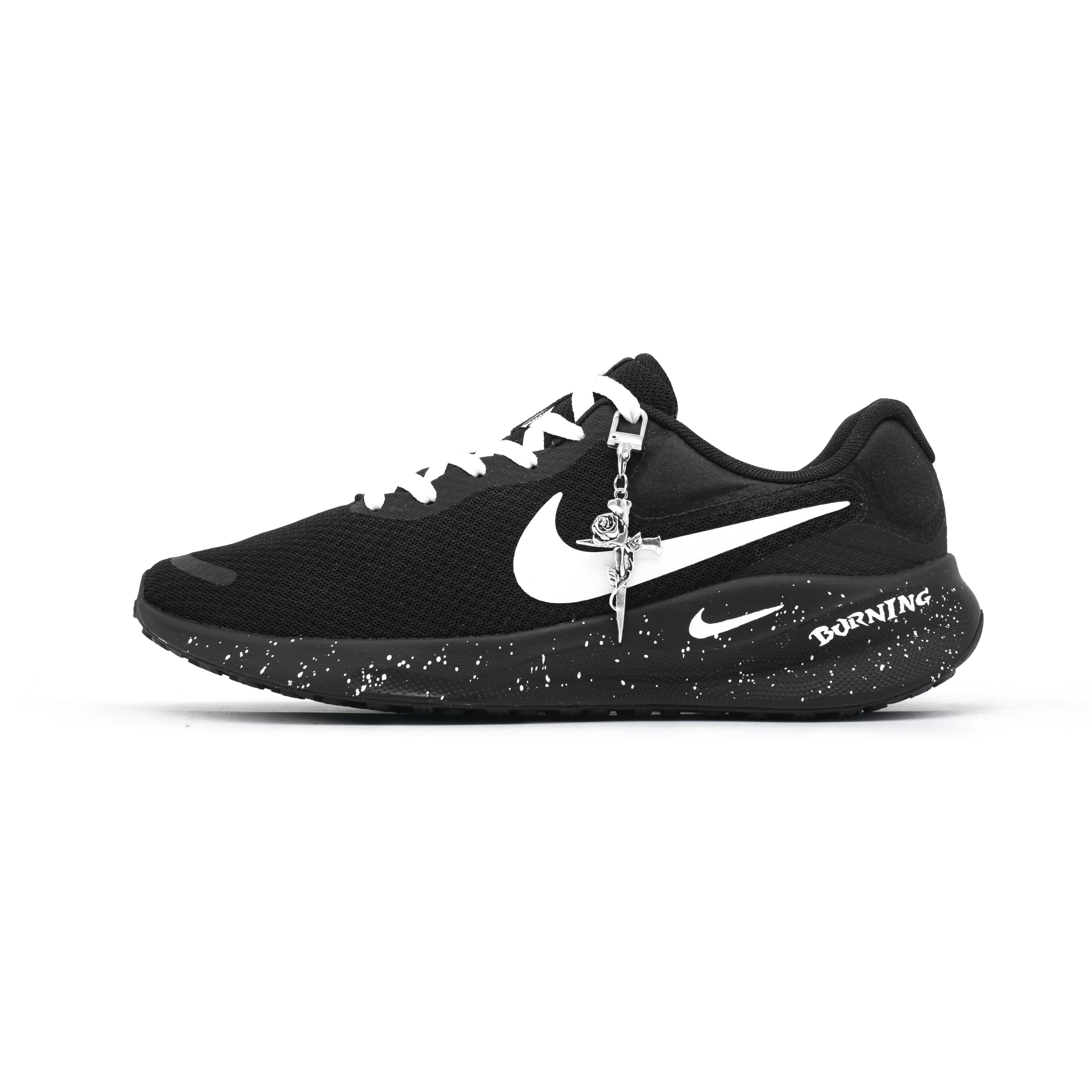

Nike REVOLUTION 7 Versatile Cushioning Low top Casual Sprint City Commuting Running Shoes Unisex FB2207-001(Team1047-) 43