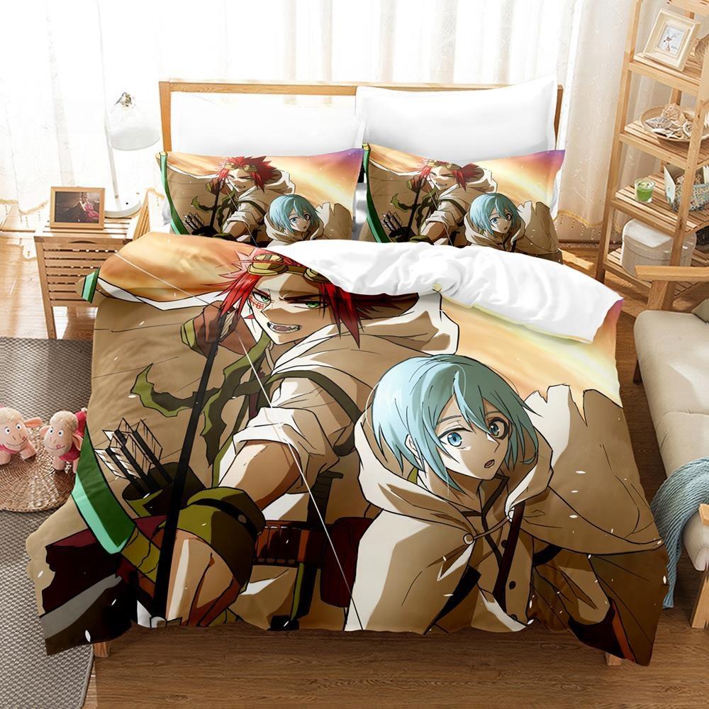 3D Printed Anime Bed Sheet Sabikui Bisco Bedding Set Single Twin Full Queen King Size Bed Set Adult Kid Bedroom Duvetcover Sets