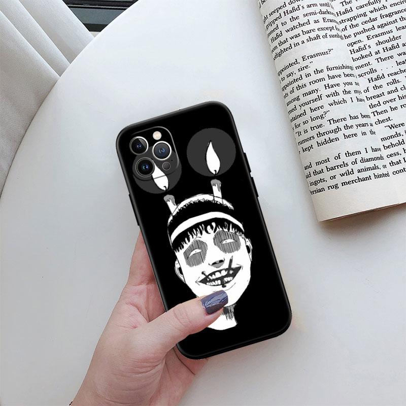 Junji Ito Tomie New High-End Cover Phone Case for iPhone 16 15 14 13 Pro Max Plus Mini
