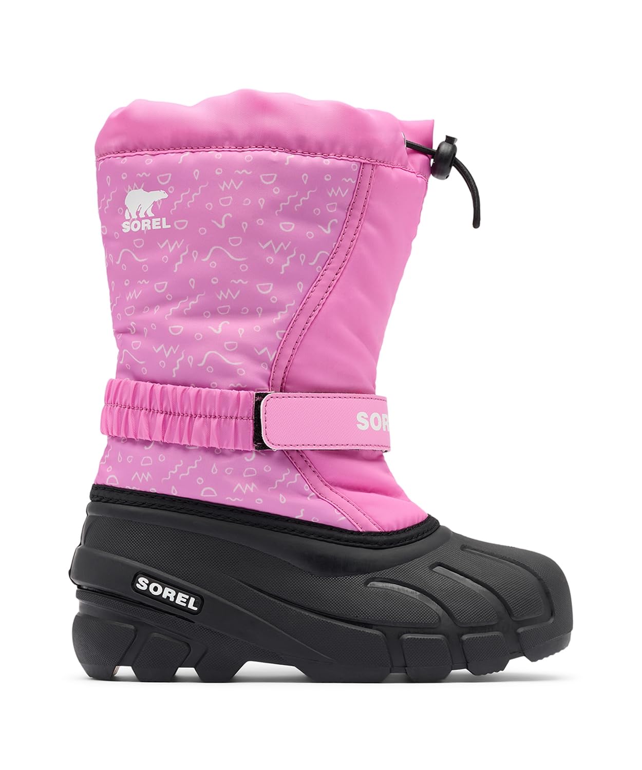 

Sorel Kids Flurry Boots, Print, Size 13.0cm, Orchid and Black