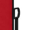 Retractable Side Awning Red 160 x 1000 cm