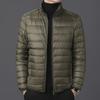 2024 Men's Stand Collar Lightweight Military Cotton Jacket for Winter