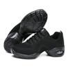 Dancing Shoes for Women Big Size 41 Breathable Jazz Dance Shoes Sport Sneakers Lightweight Black Ladies Ballroom Dance Shoes