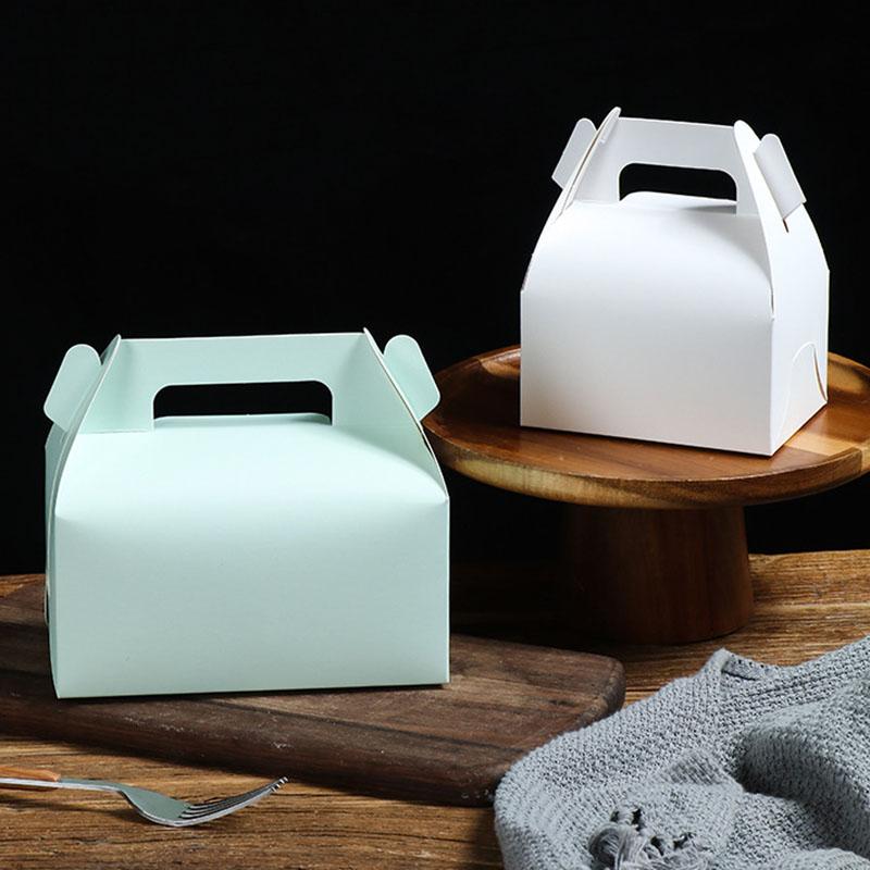 WTEMPO Simple Elegant Presents Packaging Boxes Foldable Paper Handheld Gift Boxes Party Decor Favor Treat Boxes Small Business Supplies