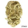 Soowee Short Curly Synthetic Hair Black To Burgundy Clip In Hair Extension Little Pony Tail Claw Ponytail False Hair on Clips
