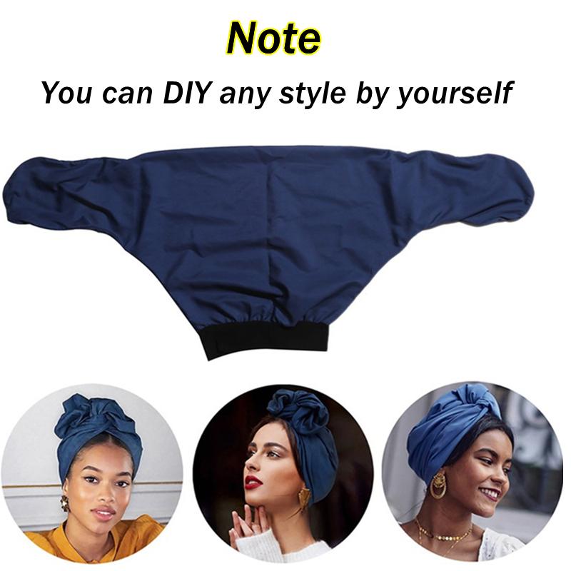 Französischer Vintage Turbanhut Mode Damen Bandana Stirnband Damen Haarabdeckung Kappe Damen Kopfwickel Muslimisches Kopftuch Haube