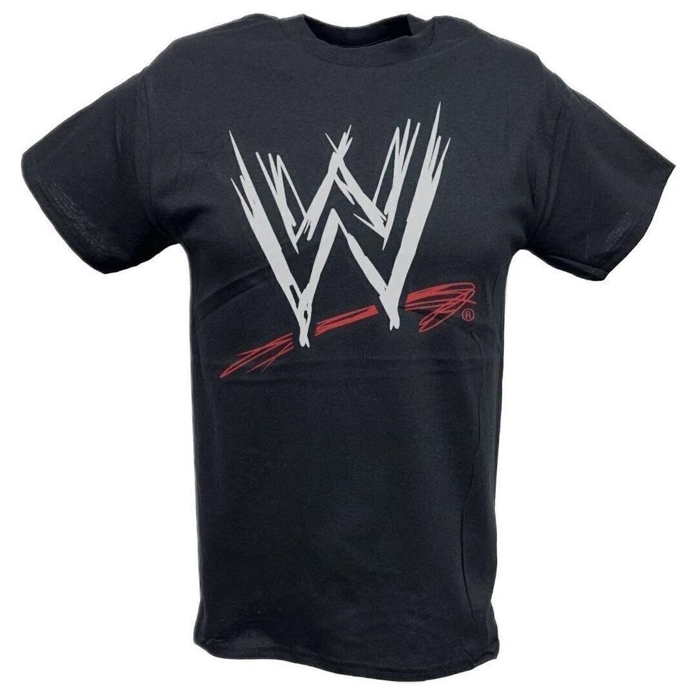 WWF Old Scratch Logo Nostalgic Black Tshirt S