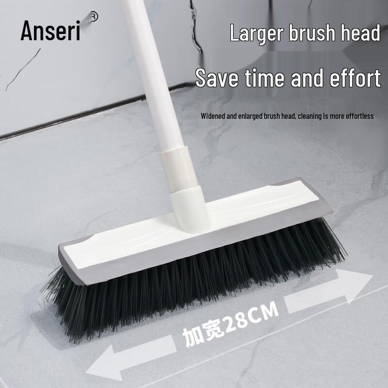 Ancai Rui 2-in-1 Hard Bristle Floor Gap Cleaning Brush with Scraper