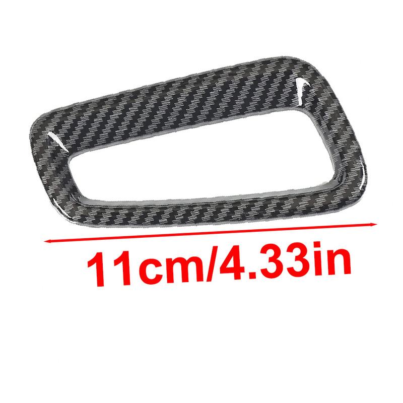 2pcs For Honda Civic 11th Gen - Carbon Fiber Look/ Red Dashboard Airvent Trim Covers Car Styling Interior Accessories